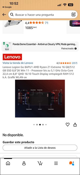 Lenovo Legion Go 16GB RAM
