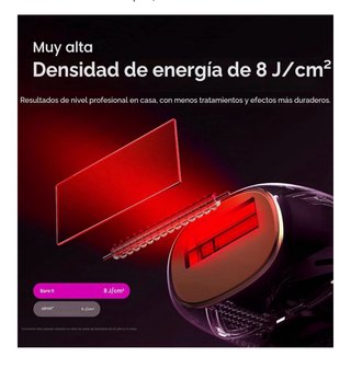 Depiladora IPL Wavytalk Enfriamiento Hombre Mujer