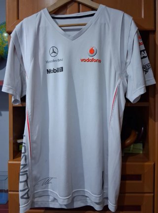 Polo Mercedes-Benz Blanco Talla M