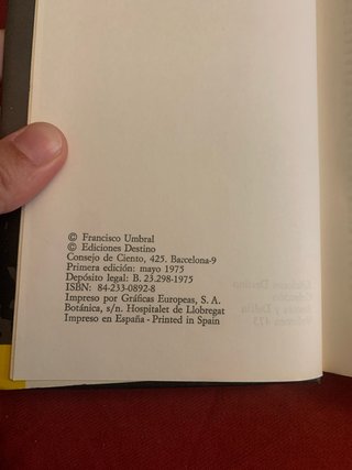 Diario de un español cansado - 1a edición (1975)