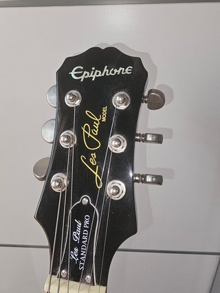 Epiphone Les Paul Standard Pro + Fender Mustang GT
