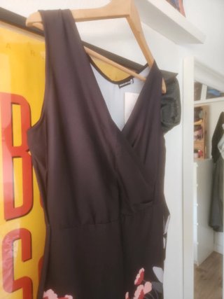 Vestido largo fiesta floral Talla L