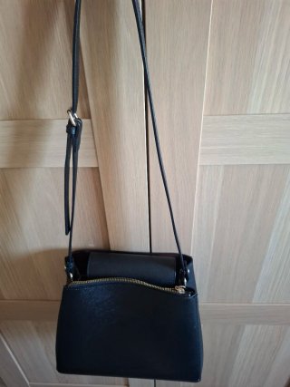 Bolso de hombro Zara Negro