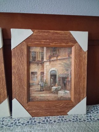 2 Cuadros Decorativos Madera