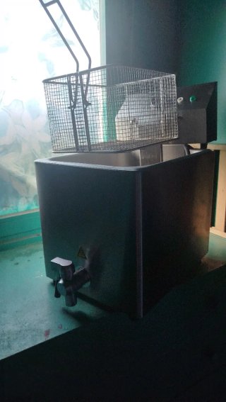 Freidora industrial acero inoxidable