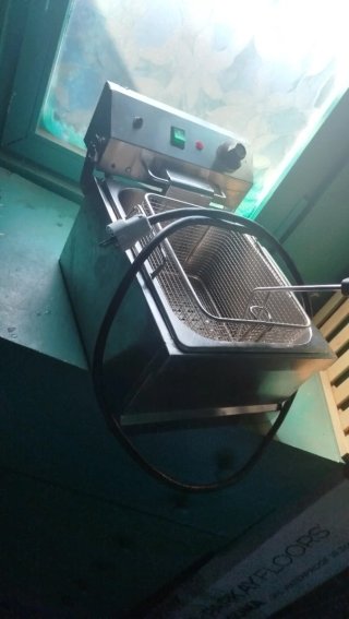 Freidora industrial acero inoxidable
