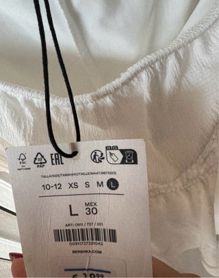 Vestito bianco corto