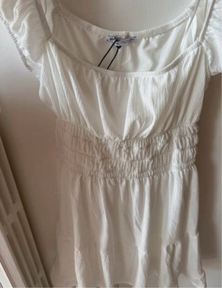 Vestito bianco corto