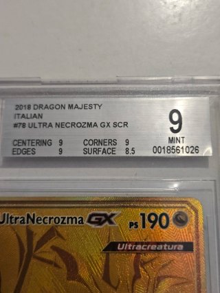 Ultra Necrozma GX SCR 78/70 Beckett 9