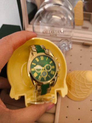 Orologio donna Ottaviani oro e verde