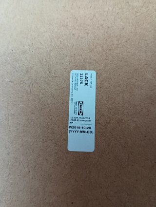 Mesa auxiliar blanca Ikea