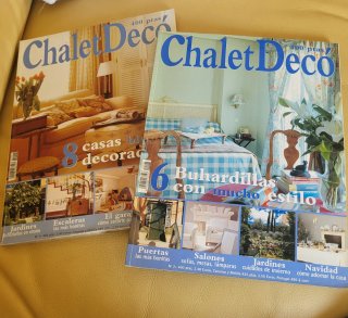 Revista vintage ChaletDeco. Coleccionistas nostalg