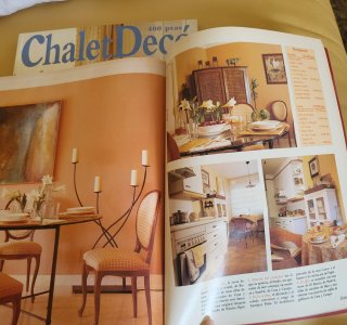 Revista vintage ChaletDeco. Coleccionistas nostalg
