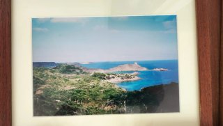 Lote 6 cuadros paisajes marinos y faros