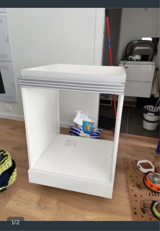 Módulo bajo horno blanco