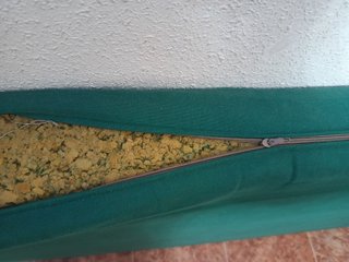 Colchoneta de ejercicios verde