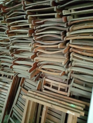 Sillas plegables de madera