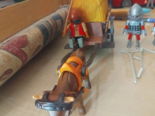 Playmobil 6005 Caballeros Halcón Carruaje