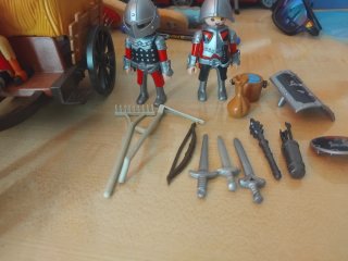 Playmobil 6005 Caballeros Halcón Carruaje