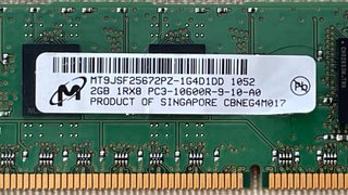 Módulos varios de memoria para PC desktop