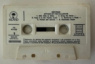 Casete Anthrax Attack of the Killer B's