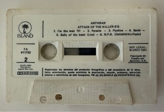 Casete Anthrax Attack of the Killer B's
