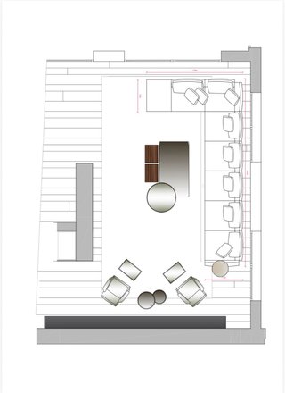 Sofá modular Flexform 5,41m