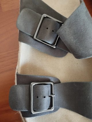 Sandalias grises talla 44