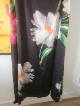 Vestido largo fiesta Lluna Lluna floral