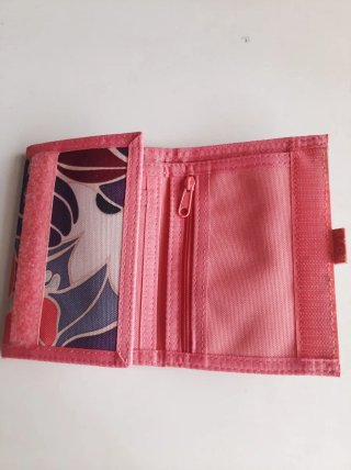 Monedero Roxy Floral Rosa y Morado