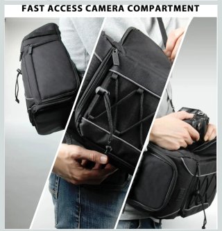 Mochila USA GEAR para cámara fotográfica