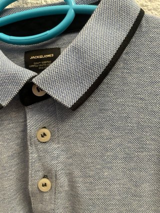 Polo Jack Jones azul hombre