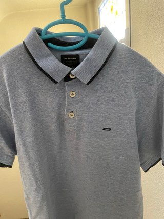Polo Jack Jones azul hombre