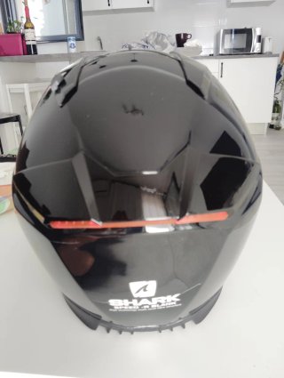 Casco de moto Shark negro. Talla XS