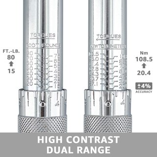 Llave Dinamométrica Amazon Basics 3/8