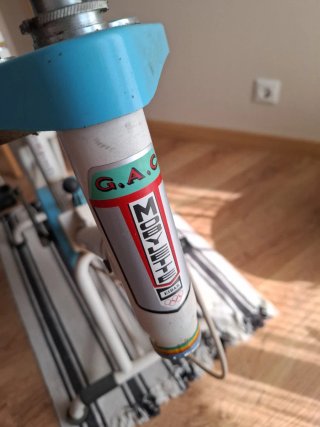 Bicicleta estática vintage G.A.C. Mobylette Éibar