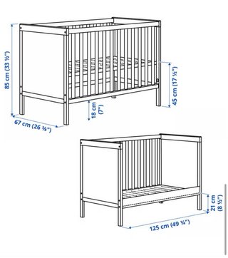 Cuna IKEA SUNDVIK Blanca