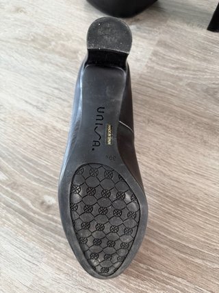 Zapatos Unisa Negros Tacón  Talla 39.5