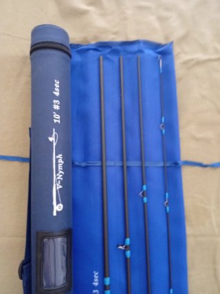 Caña pesca a mosca 10"pies linea #3