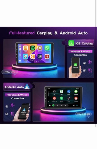 Radio Android 9” Renault Dacia Sandero CarPlay GPS