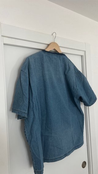 Camiseta vaquera Zara Talla XL