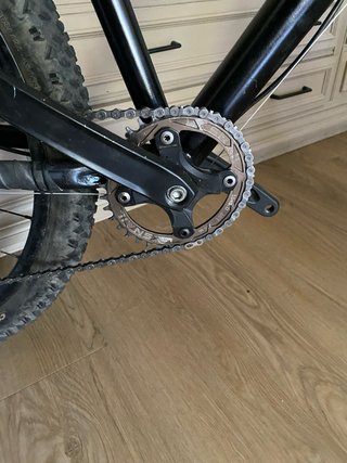 Bicicleta btwin pintada a ghost