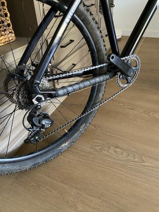 Bicicleta btwin pintada a ghost