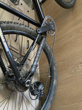 Bicicleta btwin pintada a ghost