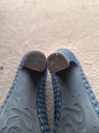 Zapatos de tacón azul