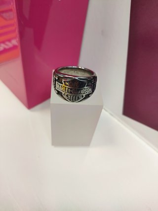Anillo acero plateado harley davidson T21