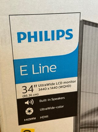 Pantalla Curva Philips 34 UWQHD USB-C