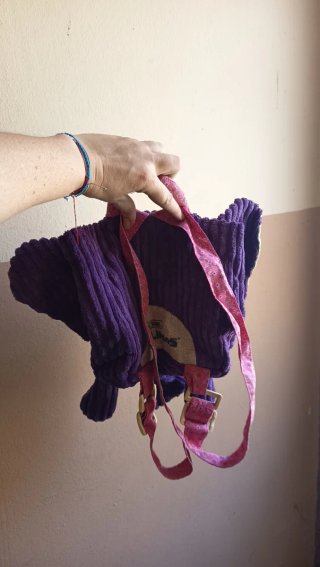 Mochila infantil elefante morado