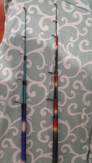 2 canne da pesca anni '90