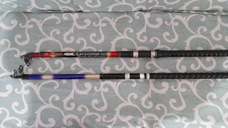 2 canne da pesca anni '90